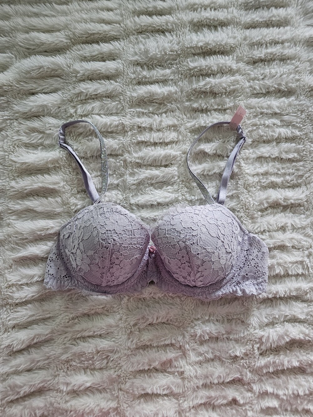 Victoria's Secret Dream Angels Lilac Bling Strap Bra 34C